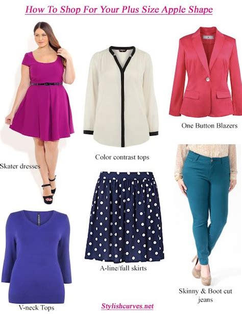 Shopping How To Dress Your Shape When You Re Plus Size Apple Shape Outfits Plus Size Fashion