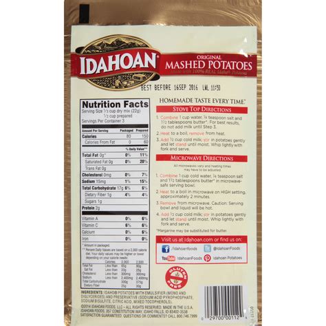 Idahoan Mashed Potatoes Recipes | Dandk Organizer