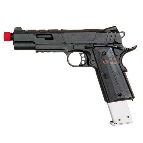 Pistola Airsoft Rossi Redwings Black Gbb Blowback Prime Guns