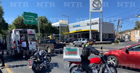 Repartidor Sufre Accidente Sobre Bulevar Metropolitano Ntr Zacatecas