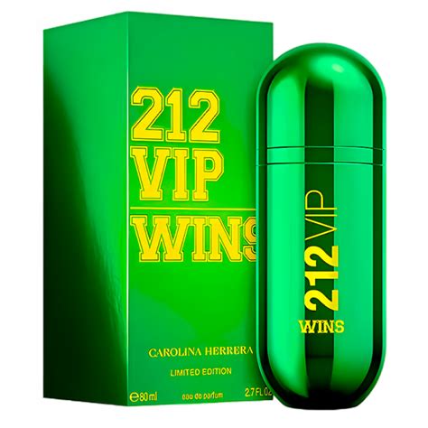 PERFUME CAROLINA HERRERA 212 VIP WINS WOMEN DAMA 80ML Comercial