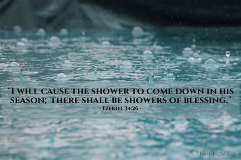 Illustration Of Ezekiel 34 26 Showers Of Blessing Daily Devotional