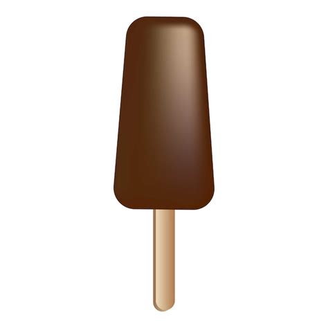 Premium Vector Choco Popsicle Icon Cartoon Of Choco Popsicle Vector