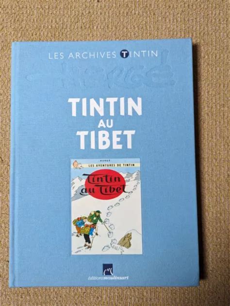 Album Bd Herge Tintin Au Tibet Dition Originale Moulinsart Avec