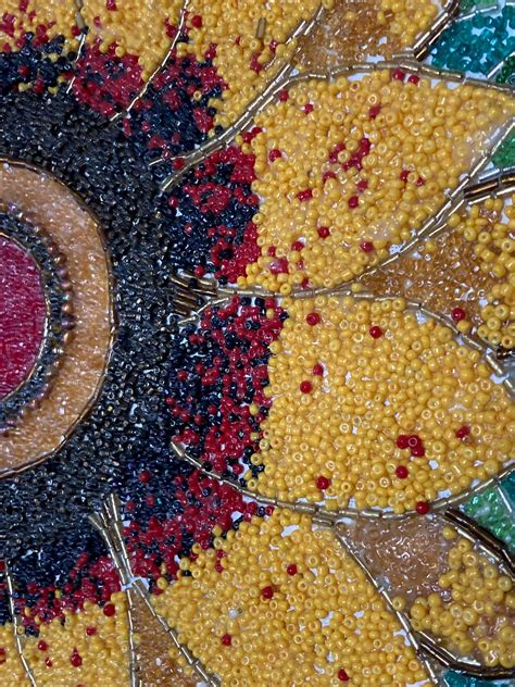 Seed Mosaic Wall Hanging Etsy