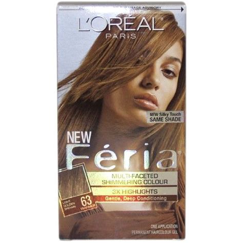 L Oreal Paris Feria Multi Faceted Shimmering Color 63 Sparkling Amber