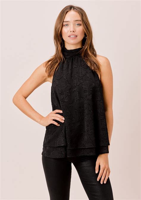 High Neck Tie Up Sleeveless Top Lovestitch