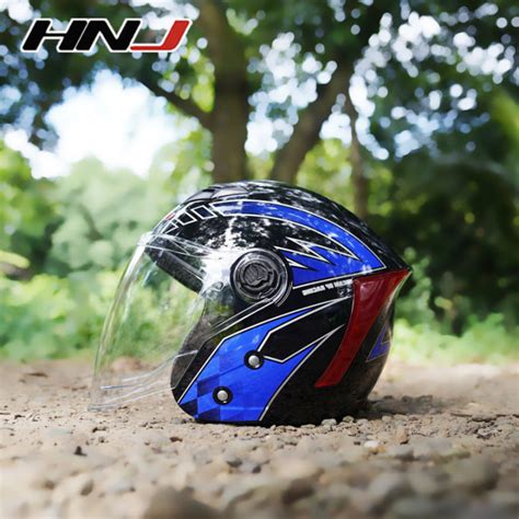 HNJ A4 001 WD Half Face Helmet Motorcycle Classic Helmet For Women