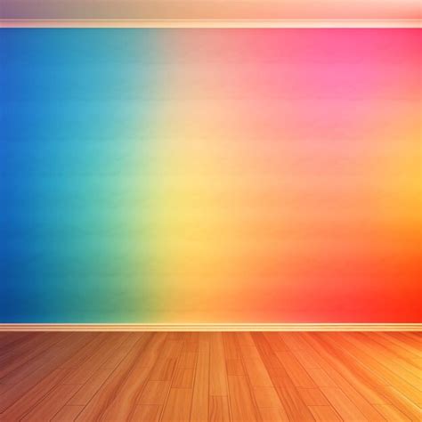 Premium AI Image | A vibrant wallpaper with a gradient of rainbow