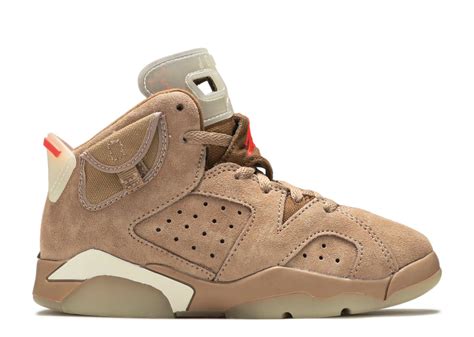 Travis Scott X Jordan 6 Retro PS 'British Khaki' - Air Jordan - DH0693 ...