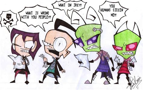 Anti Romance Invader Zim Fan Art 21076801 Fanpop