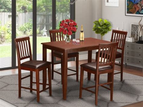 Buvn5 Mah Lc 5 Pc Counter Height Dining Set High Table And 4 Kitchen Chairs 1 Kroger