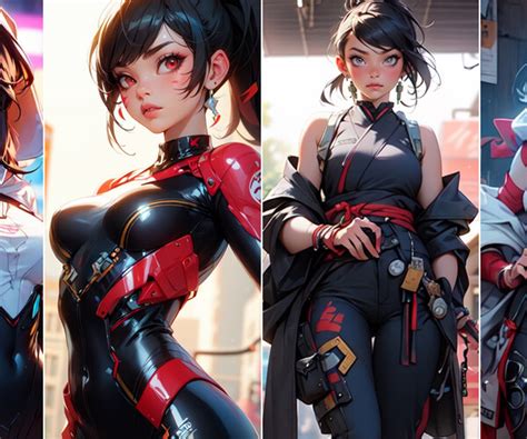 ArtStation - 500+!! Cyberpunk Latest Fashion trends |4K Reference ...