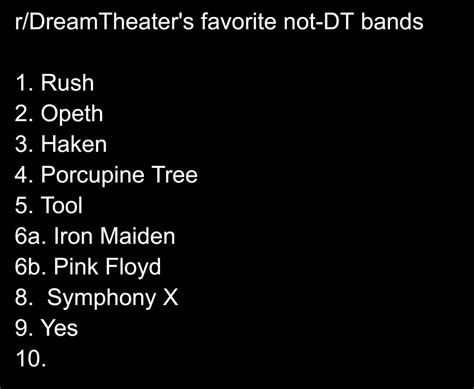 Taking 9 Is Another Prog Titan Yes Comment Your Favorite Band Below