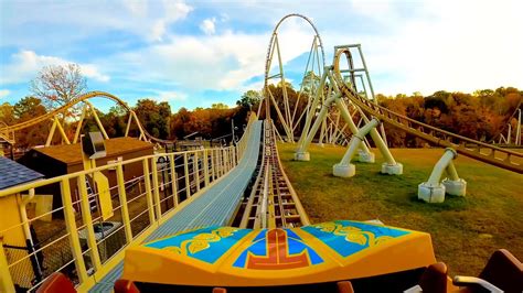 Pantheon Roller Coaster 4K POV Busch Gardens Williamsburg YouTube