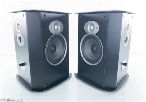 Polk Audio Fxi A6 Surround Satellite Speakers Black Pair Wall Mount Fxia6 The Music Room