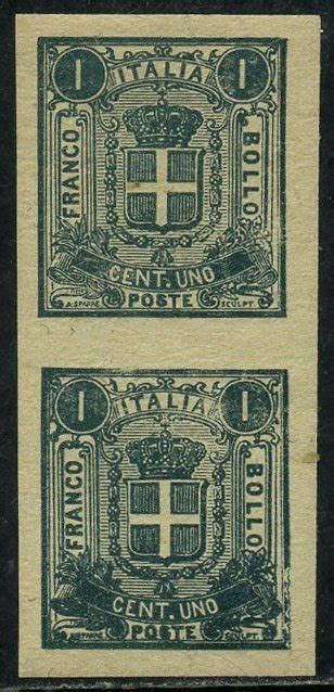 Royaume Ditalie Ronchi Specimen Stamp Cent Dark Catawiki