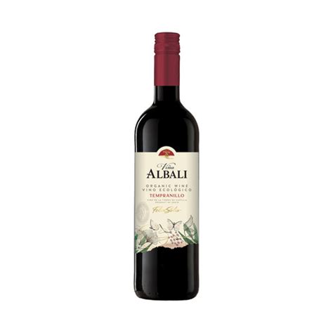 VIÑA ALBALI Vino tinto tempranillo ecológico con IGP Vino de la Tierra