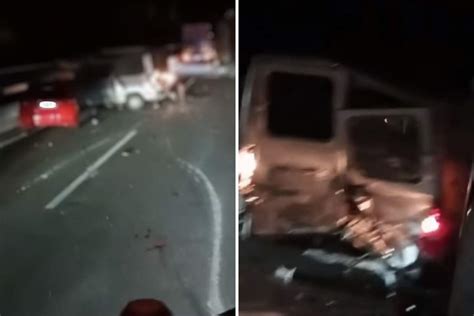 Quatre ferits en un aparatós accident múltiple a l AP 7