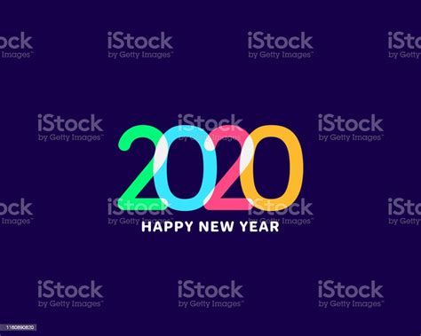 2020 Logo Graphics For New Year Celebration Banners Poster Ads Wishes