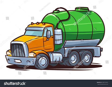 Septic Truck Sewage Stock Vector Royalty Free 248733391 Shutterstock