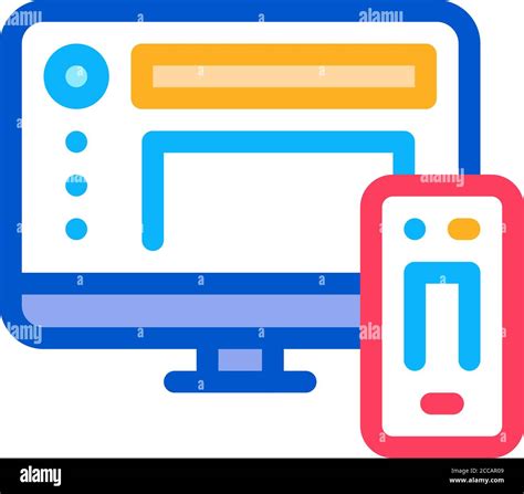 Adaptive Picture Icon Vector Outline Illustration Stock Vector Image