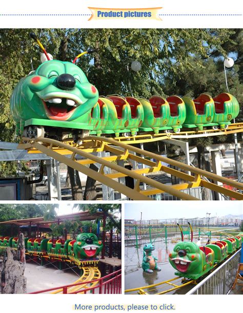 Modern Park Caterpillar Train Rideamusement Mini Backyard Roller