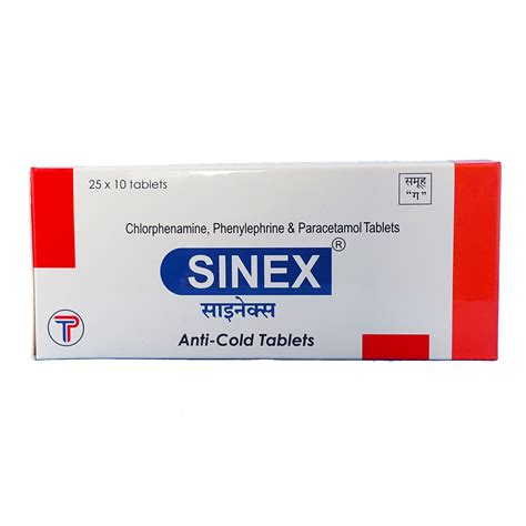 Sinex Tab Buy Sinex Tab At Best Price In NepMeds