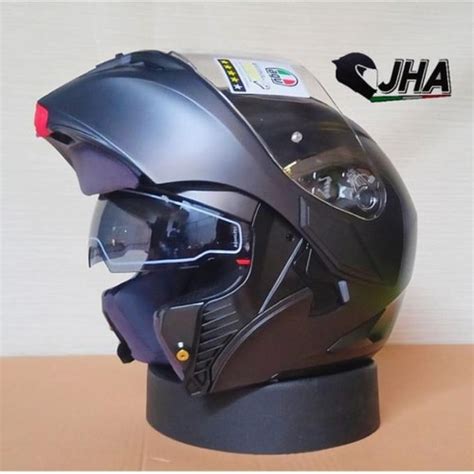 Jual Original Agv Compact Numo Modular Flip Up Matte Black Original