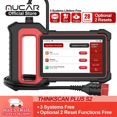 Thinkcar Thinkscan Plus S Car Diagnostics Tool Obd Automotive Scanner