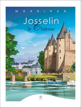 Le château de Josselin Affiche Étoile de Sel