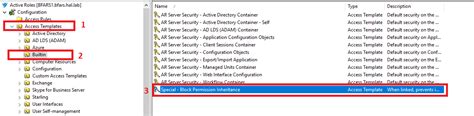 Block Access Template inheritance on an OU without effecting the parent ...