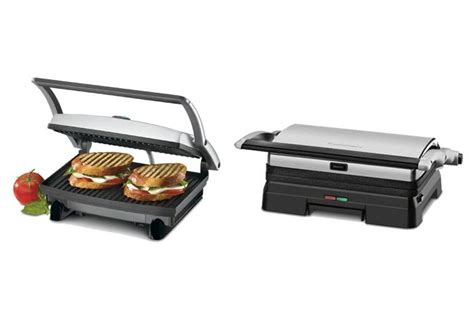 Cuisinart Electric Griddler 3-in-1 Grill and Panini Press with Large Double Cooking Surface ...