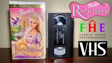 Barbie As Rapunzel Vhs Home Video Release Youtube