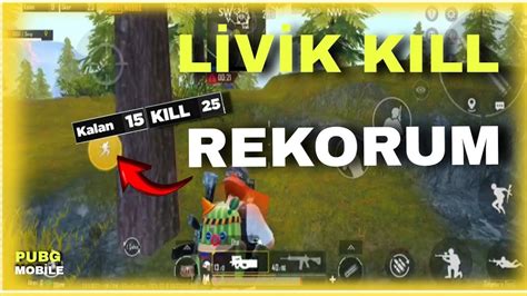 Lİvİk Kill Rekorumu Kirdim Pubg Mobİle One Man Squad Youtube