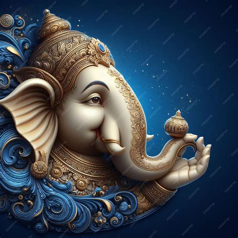 Premium Photo Lord Ganesh Head Image Background