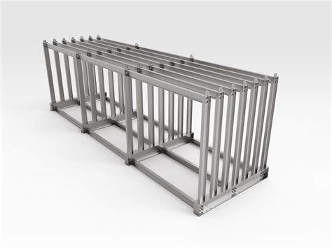 Sloping Vertical Steel Plate Rack Bend Tech Defence