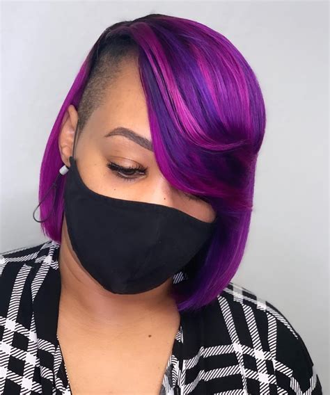 50 Gorgeous Short Purple Hair Color Ideas And Styles For 2022 Short