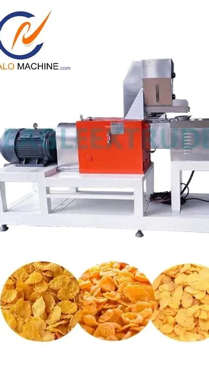 Jinan Halo Popular Extruded Machinery Automated Puff Corn Oats Flakes