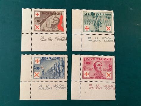 German Empire 1941 Walloon Legion With Corner Sheet Edge Michel I