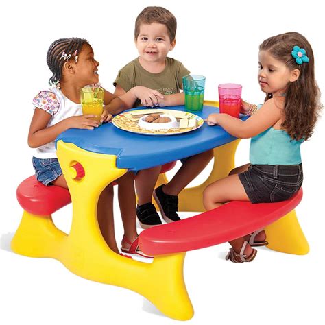 Mesa De Atividades Infantil Bandeirante Recreio Banco Ma Verde Baby