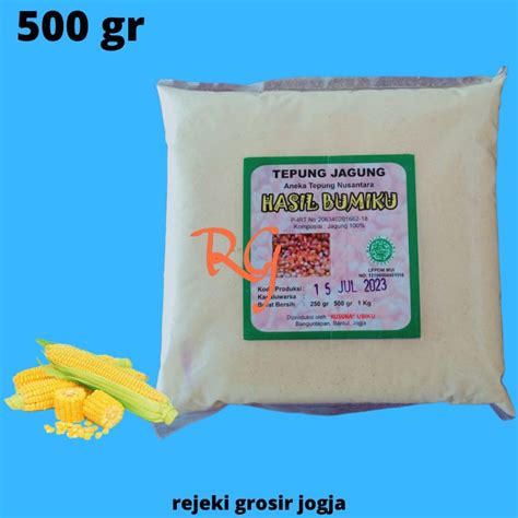 Jual Tepung Jagung Organik Kemasan Gram Tepung Mpasi Jagung Organik