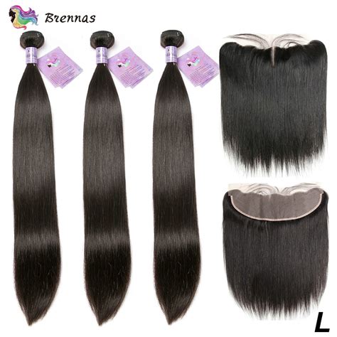 Extensiones De Pelo Brasile O Remy Para Mujer Mechones De Pelo Liso Y