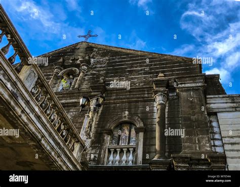 Ancient Meycauayan Church, Meycauayan, Bulacan, Philippines Stock Photo ...