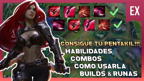 Guia De Katarina Wild Rift EspaÑol Main Desde La Beta Youtube