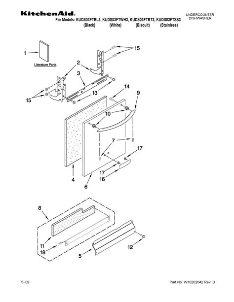 Kitchenaid Dishwasher Parts Diagram