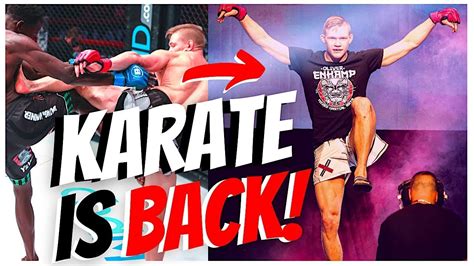 Most Exciting Karate Fighter In Mma 🥋 Oliver Enkamp Youtube