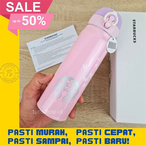 Jual STARBUCKS TUMBLER ORIGINAL Grande Botol Minum Thermos Air Panas