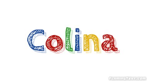 Colina ロゴ フレーミングテキストからの無料の名前デザインツール