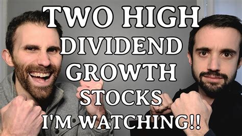 Two HIGH Dividend Growth Stocks DOWN 30 Time To BUY These Stocks